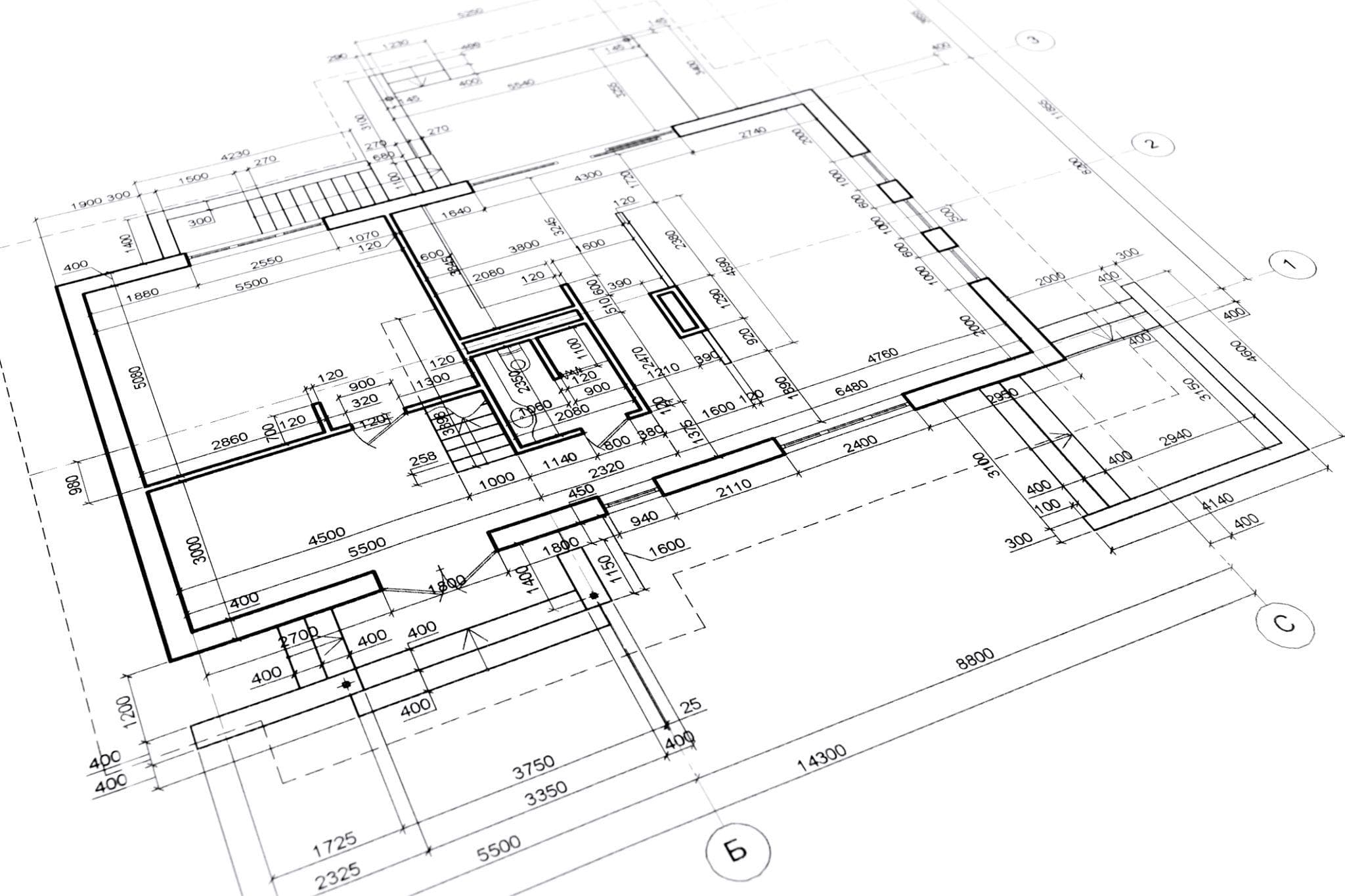 Detailed working drawing plans